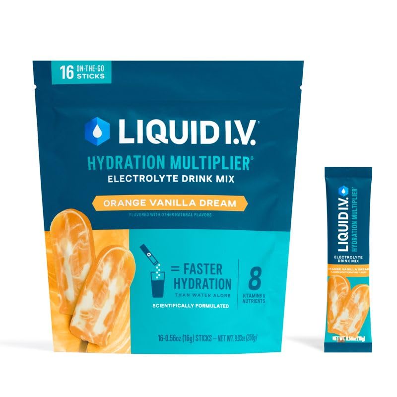 Liquid I.V. Multiplicador de Hidratación: sobre individual para hidratación rápida.