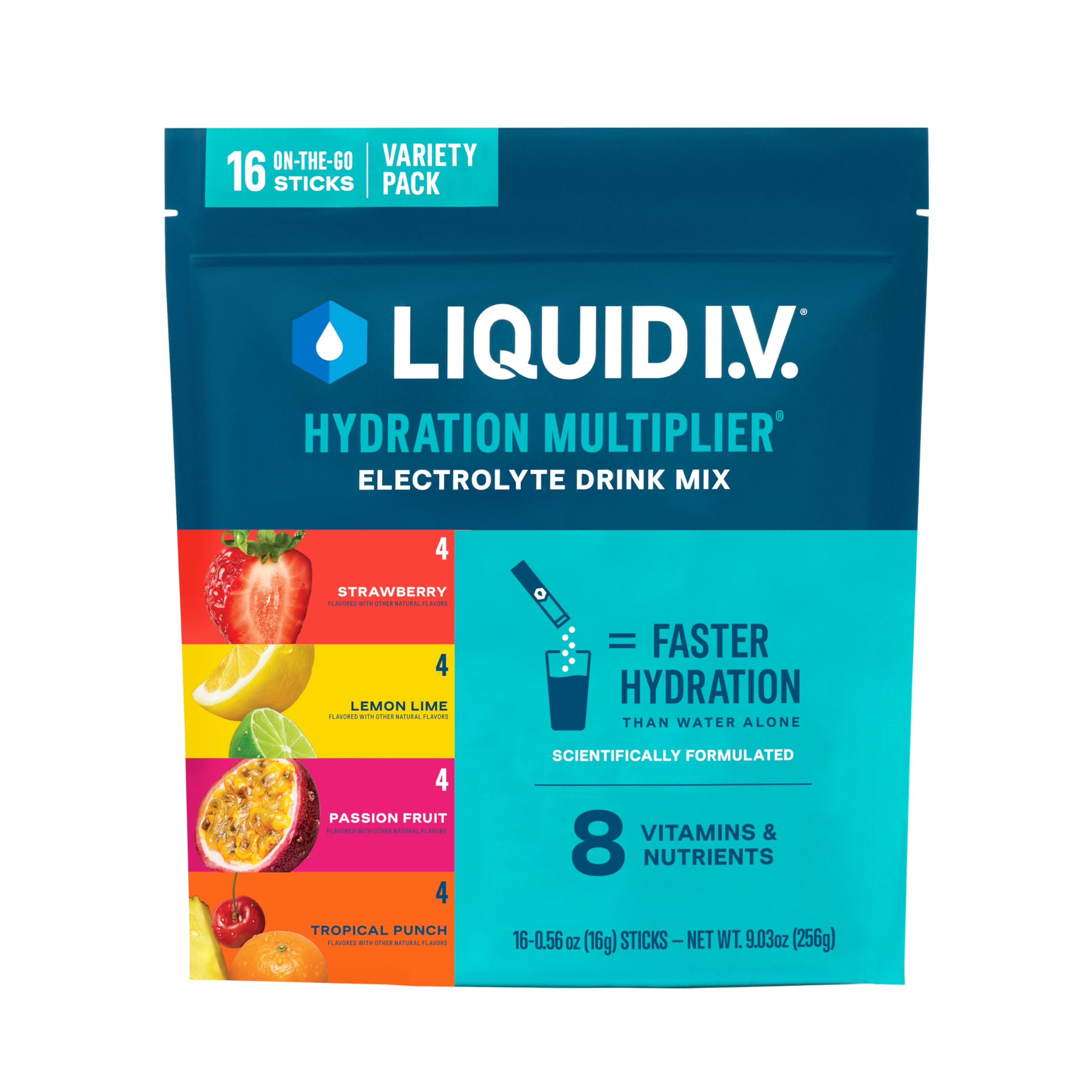 Liquid I.V. Limón-Lima: sabor cítrico para hidratar rápidamente durante el entrenamiento