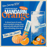 Liquid I.V. sobre de una porción Mandarina, hidratación cómoda para llevar.