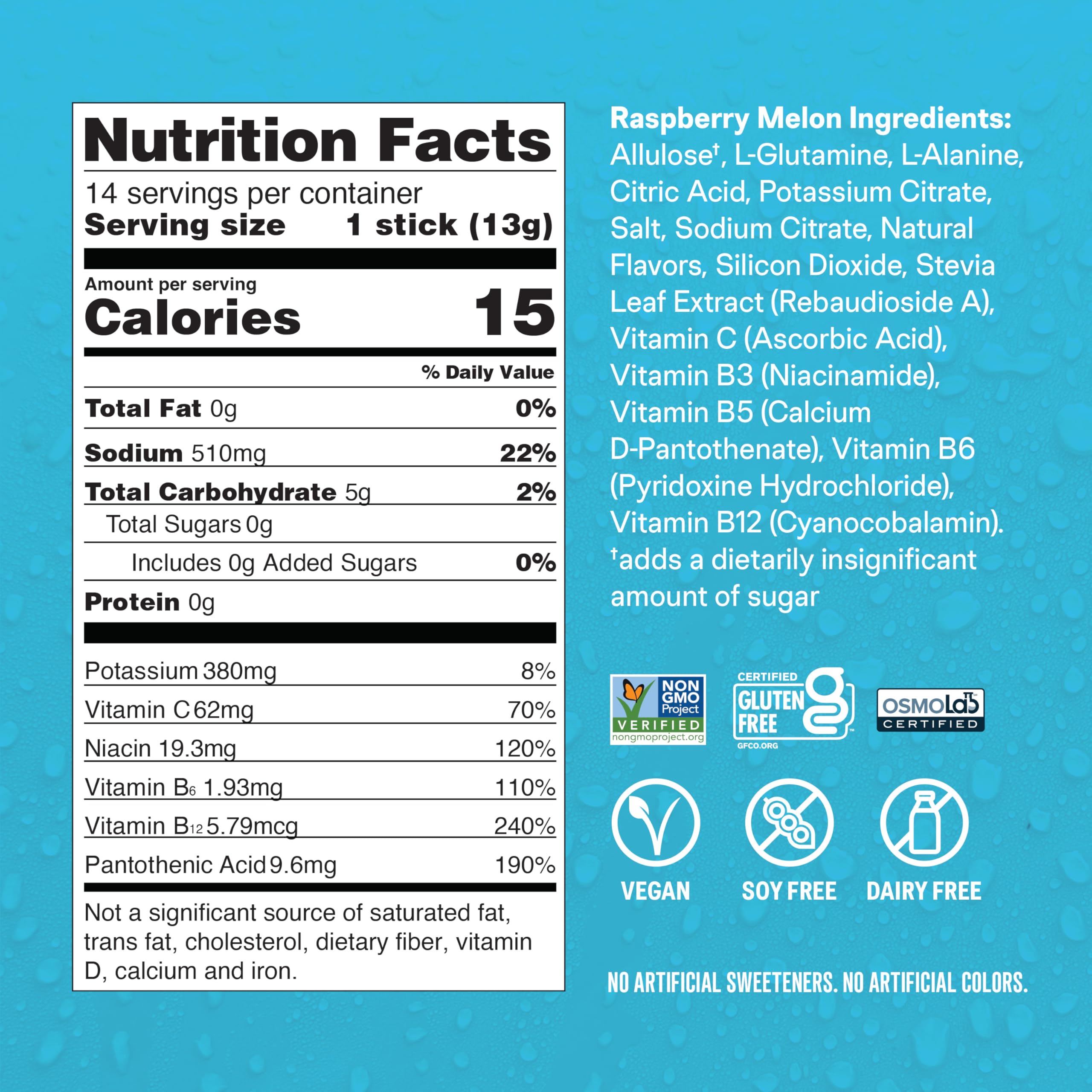 Liquid I.V. Hydration Multiplier sin azúcar, 14 porciones, solución versátil para días activos.