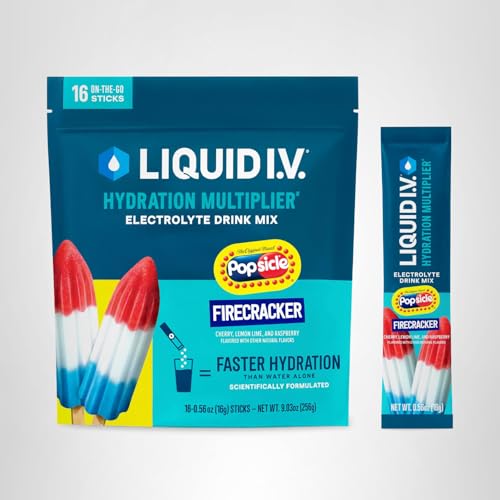 Liquid I.V. Hydration Multiplier empaque para viaje, conveniente y compacto