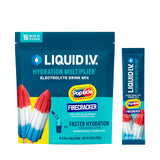 Liquid I.V. Hydration Multiplier paleta Firecracker en paquete, práctico para viajar