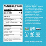 Liquid I.V. Hydration Multiplier Tangerine dosis en cucharilla, mezcla rápida en 16 oz de agua.