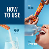 Liquid I.V. Hydration Multiplier Tangerine empaque práctico, ideal para llevar en bolso o mochila.