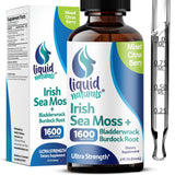 Liquid Naturals Gotas de musgo marino irlandés, botella, apoyo al bienestar diario