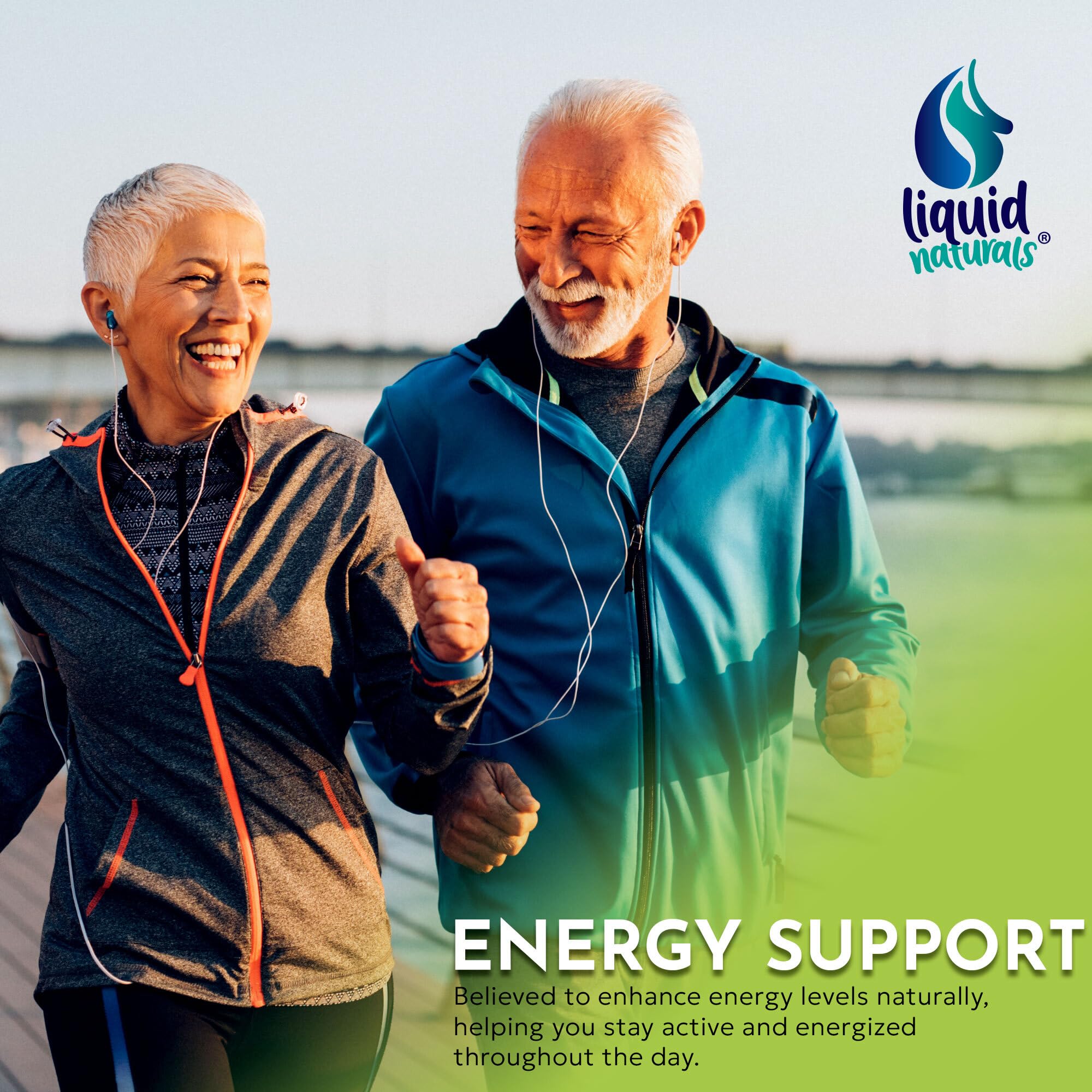 Liquid Naturals Gotas de musgo marino irlandés, posible aumento de energía diaria