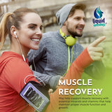Liquid Naturals Gotas de musgo marino irlandés, ingredientes Bladderwrack y Burdock para una base vegetal