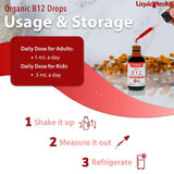 LIQUIDHEALTH B12, absorción rápida para resultados perceptibles.