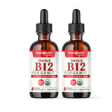 LIQUIDHEALTH B12 gotas con cereza ácida en botella, energía diaria posible.