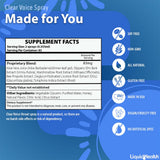 LIQUIDHEALTH Clear Voice: producto hecho en EEUU para artistas y ponentes