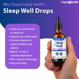 LIQUIDHEALTH Dormir Bien: botella de 2 oz para uso diario.
