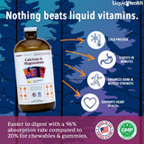 LiquidHealth etiqueta del frasco destaca ingredientes clave