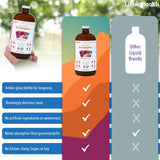 LIQUIDHEALTH Mega Energía B-Complejo, fácil de usar en batidos.