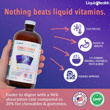 LIQUIDHEALTH NINOS sabor cítrico mango facilita tomar vitaminas