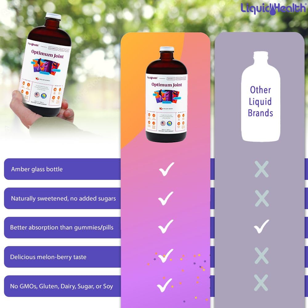 LIQUIDHEALTH Optimum Joint: uso diario para apoyo de articulaciones.