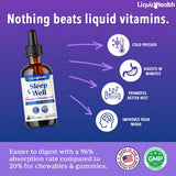 LIQUIDHEALTH Sleep Well: gotero para dosificacion precisa y rapida.