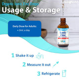 Dosis diaria de LIQUIDHEALTH Zinc para digestión y piel saludable