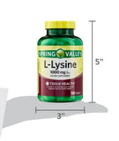 Lisina L-1000 mg: tabletas para dosis diaria y cuidado de la piel.