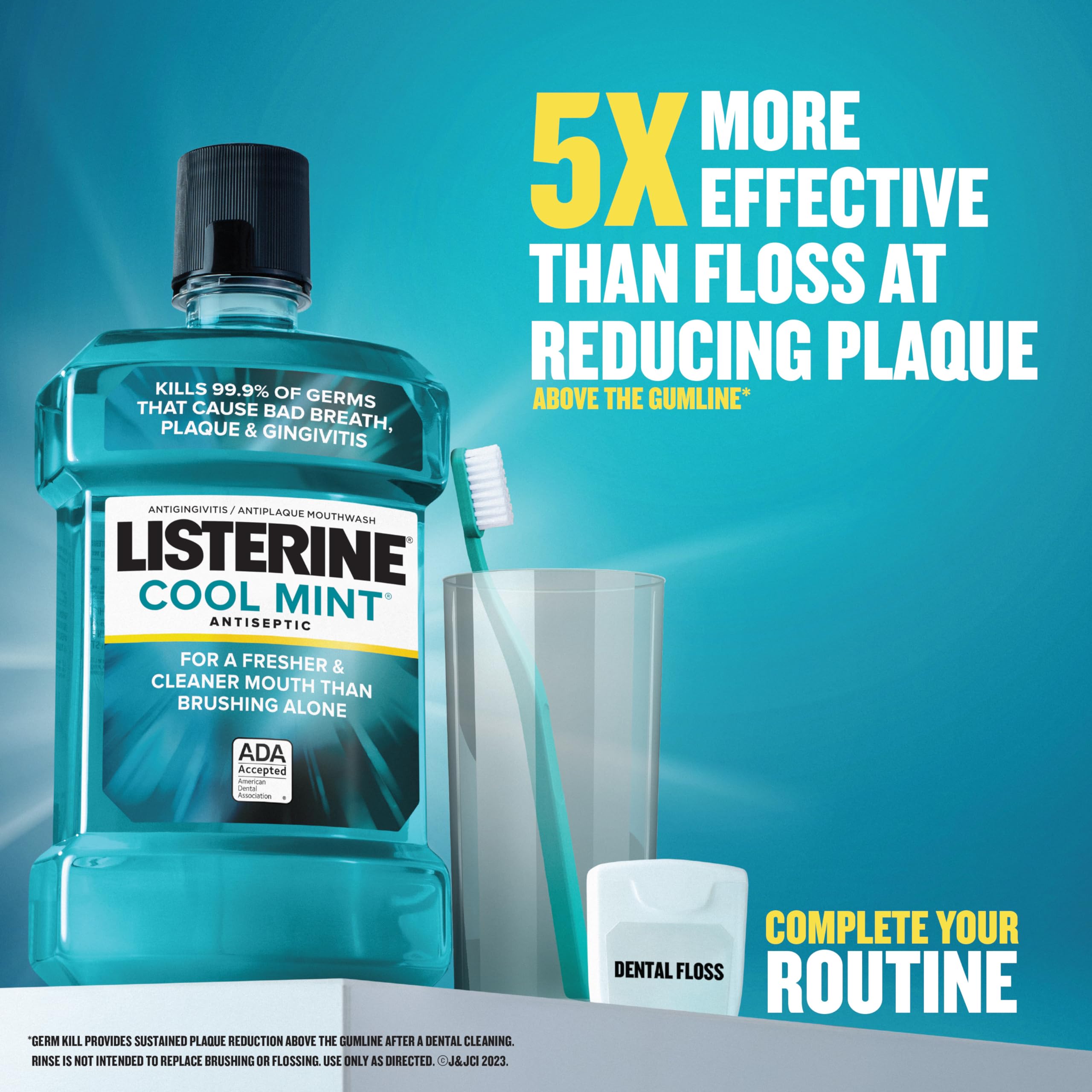 Listerine Cool Mint envase de viaje, tamaño práctico para llevar