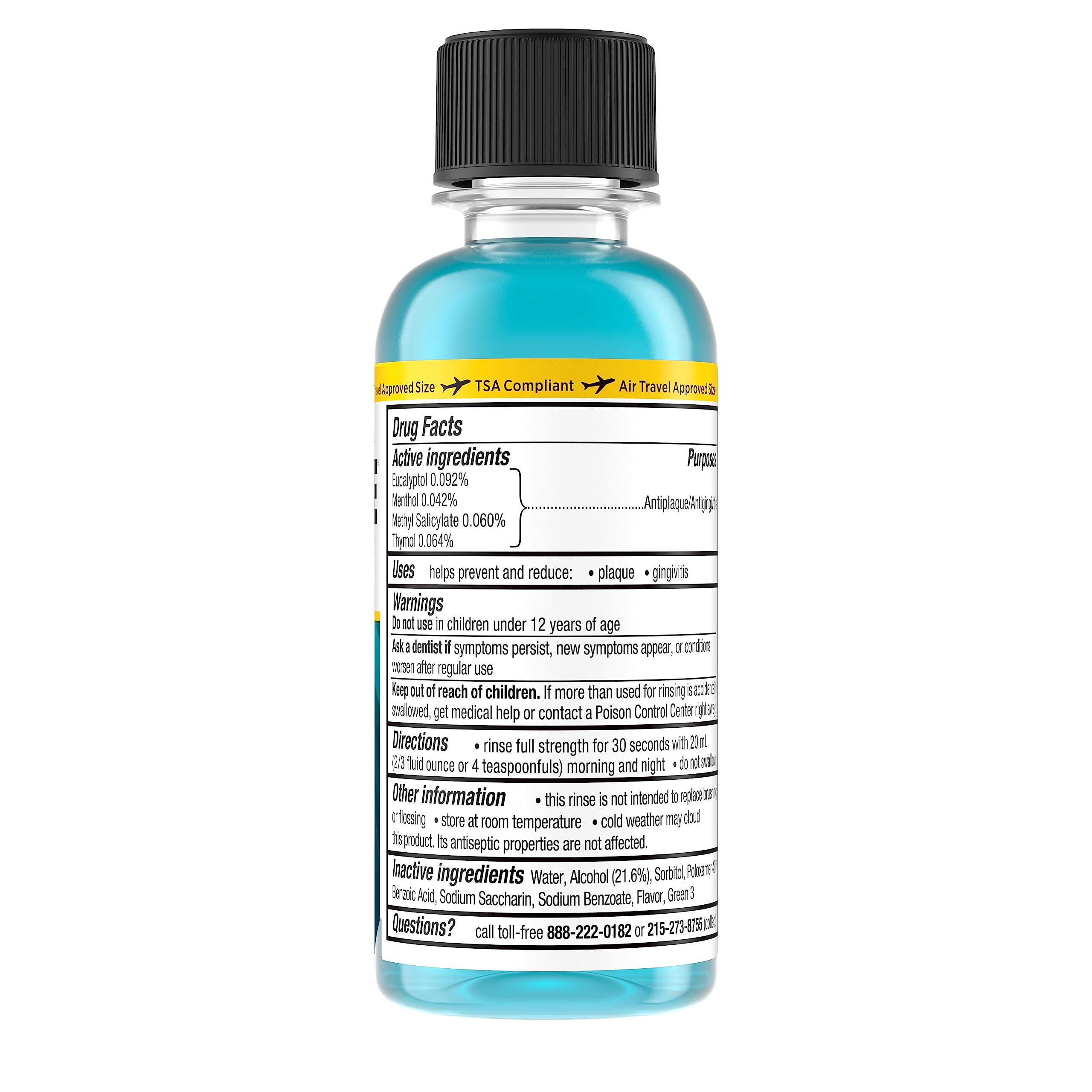 Listerine Cool Mint portátil para bolso, frescura siempre en movimiento