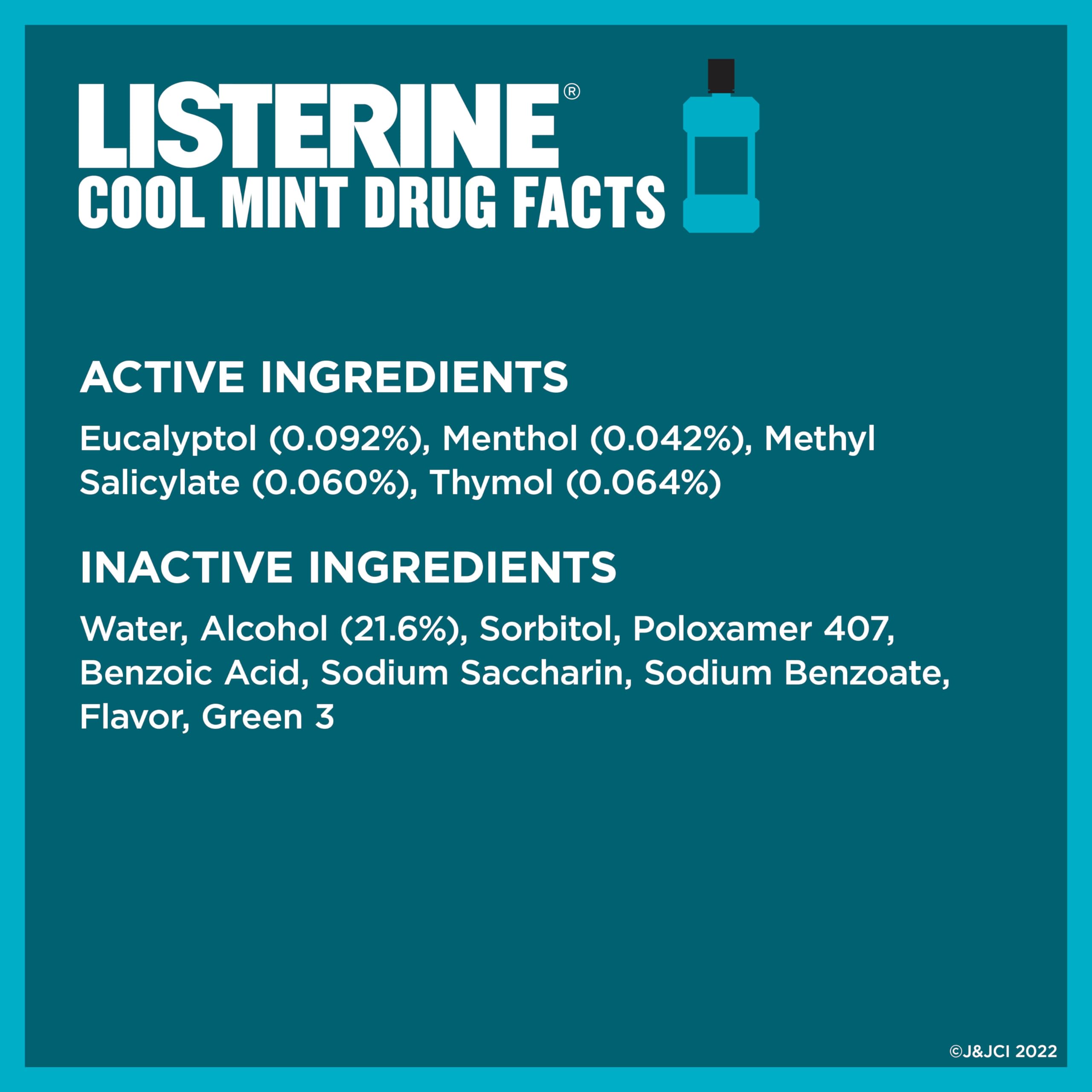Listerine Cool Mint uso diario, rutina de higiene más eficiente