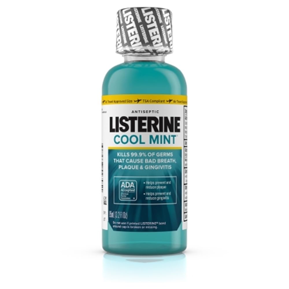 Enjuague bucal Listerine para adultos con mentol refrescante y protección diaria