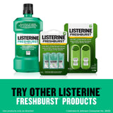 Efecto fresco rápido de Listerine Freshburst para reuniones