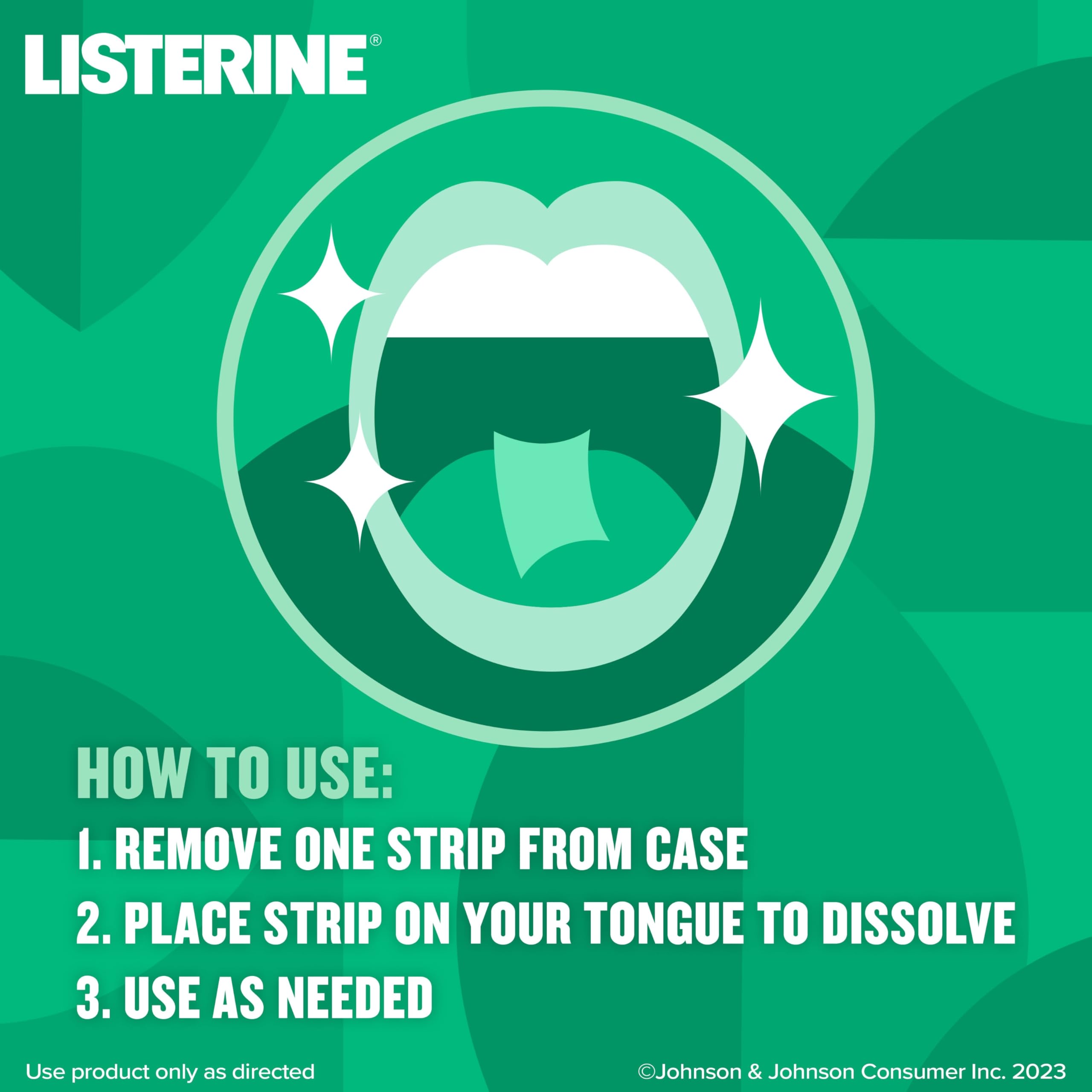 Formato de 24 tiras de Listerine Freshburst para uso diario