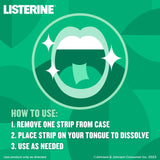 Formato de 24 tiras de Listerine Freshburst para uso diario