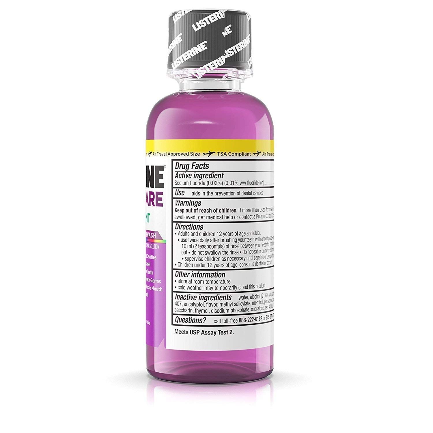 Listerine Total Care pack de 12 botellas para higiene bucal diaria