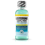 Listerine Zero Cavidad, aliento fresco sin alcohol para uso diario.