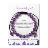 Lit Wall pulsera amatista detalle cierre ajustable para mayor confort diario