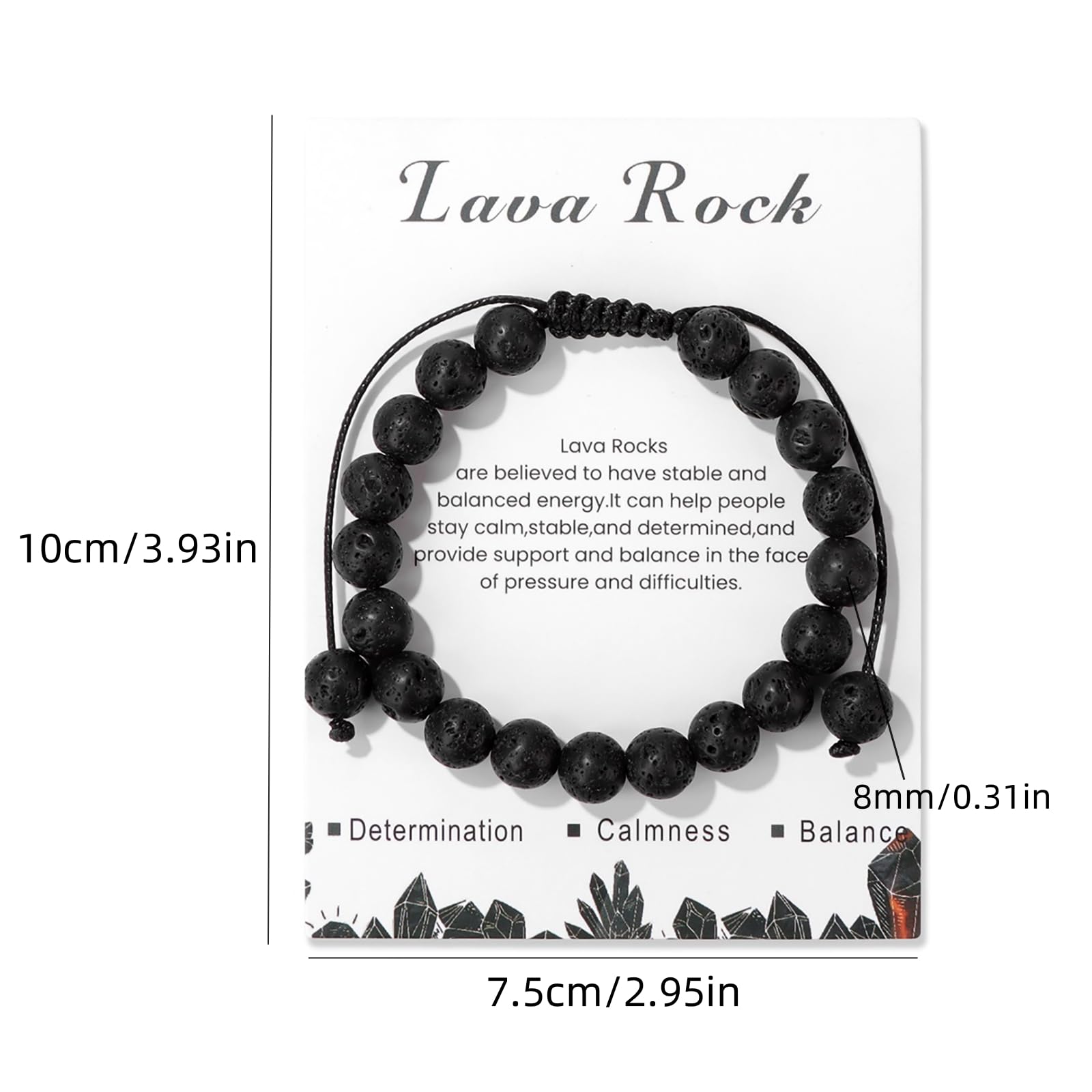 Lit Wall pulsera lava-textura suave, sensación cómoda contra la piel