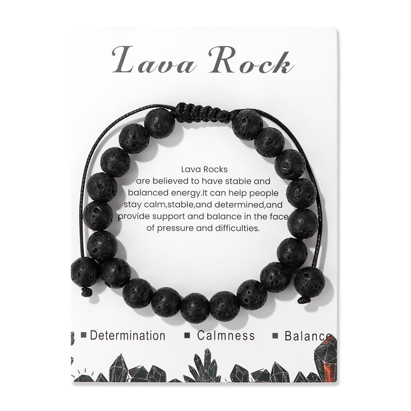 Lit Wall pulsera lava 8 mm, ideal para uso diario y estilo versátil