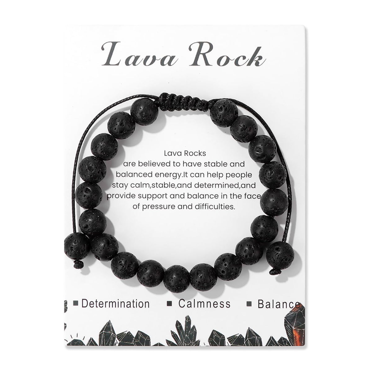 Lit Wall pulsera lava 8 mm, ideal para uso diario y estilo versátil