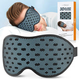 LitBear mascarilla de sueño transpirable con malla para dormir fresco toda la noche
