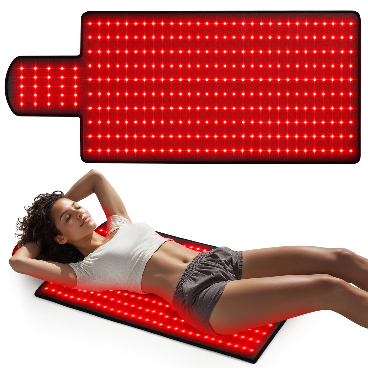 LITDUCK alfombra terapia luz roja cubre todo el cuerpo para uso en casa