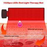 LITECARE colchoneta luz roja, tejido suave para sesiones prolongadas.