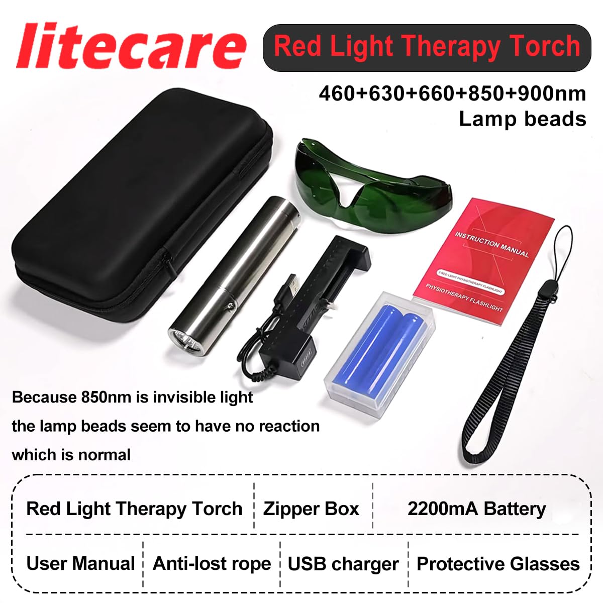 Litecare varita para hombro y espalda con uso cómodo.