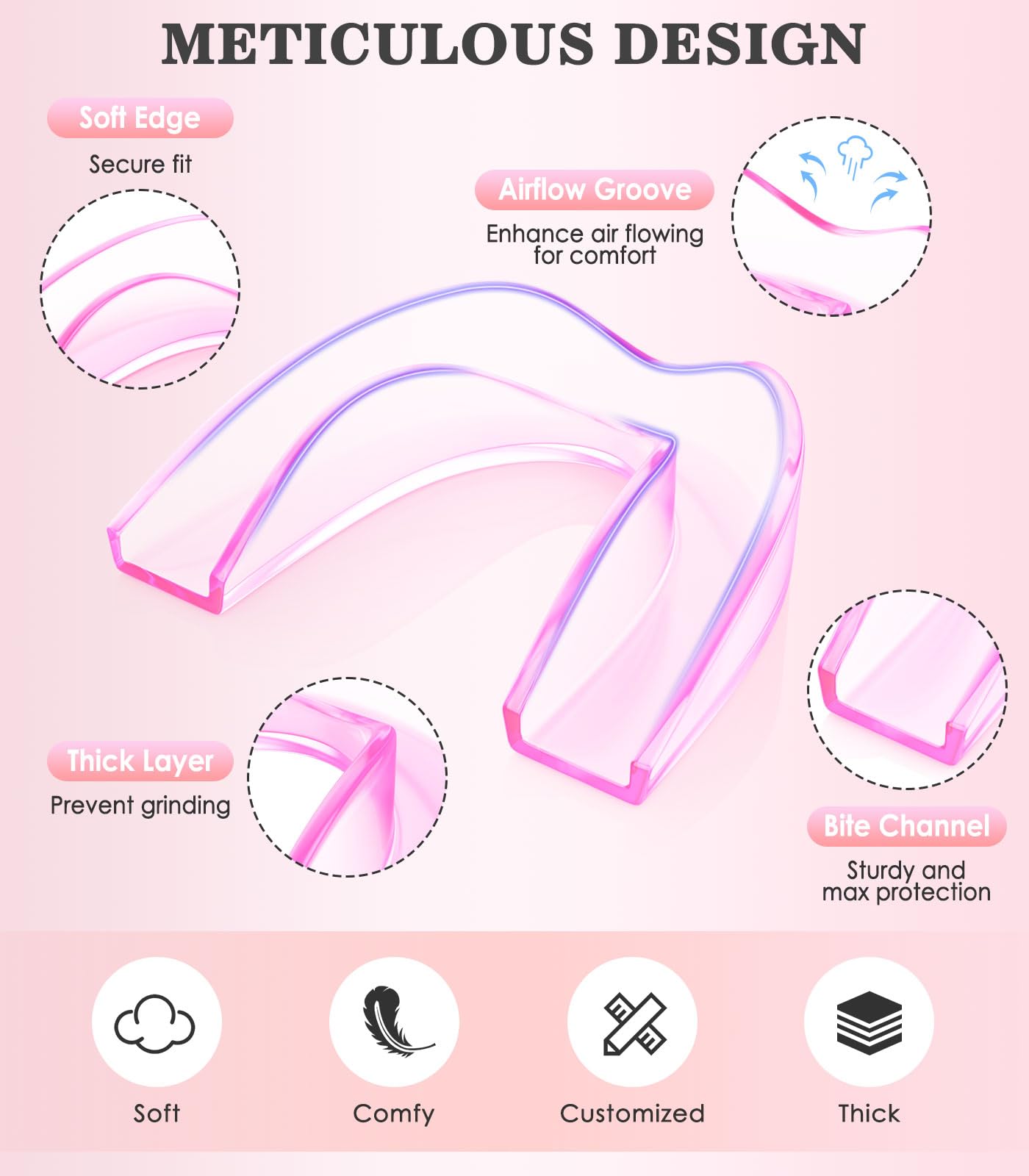 Litlcutie Diseno bordes suaves ofrece ajuste cómodo