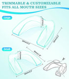 Litlcutie estuche ventilado para guardia dental y viaje.