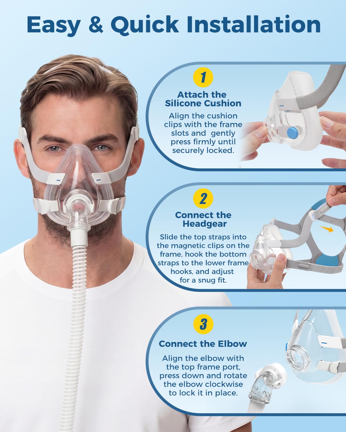 Litstone TMS Comfort Series, giro de 360 grados para libertad de movimiento al dormir.