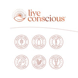 Live Conscious B12 detalle de etiqueta con ingredientes clave