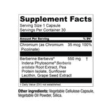 Live Conscious Berberine Phytosome: ingredientes naturales destacados para bienestar
