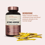 Live Conscious Beyond Hormone: cápsulas en mano, apoyo diario al metabolismo.