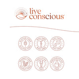 Cápsulas Live Conscious en primer plano para uso diario.