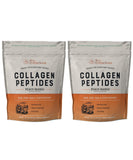 Live Conscious Colágeno Peptidos polvo sabor durazno mango en envase, ideal para piel y uñas.