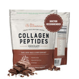 Live Conscious Collagen Chocolate, pote: almacenamiento práctico para una dosis diaria de apoyo a piel y uñas.