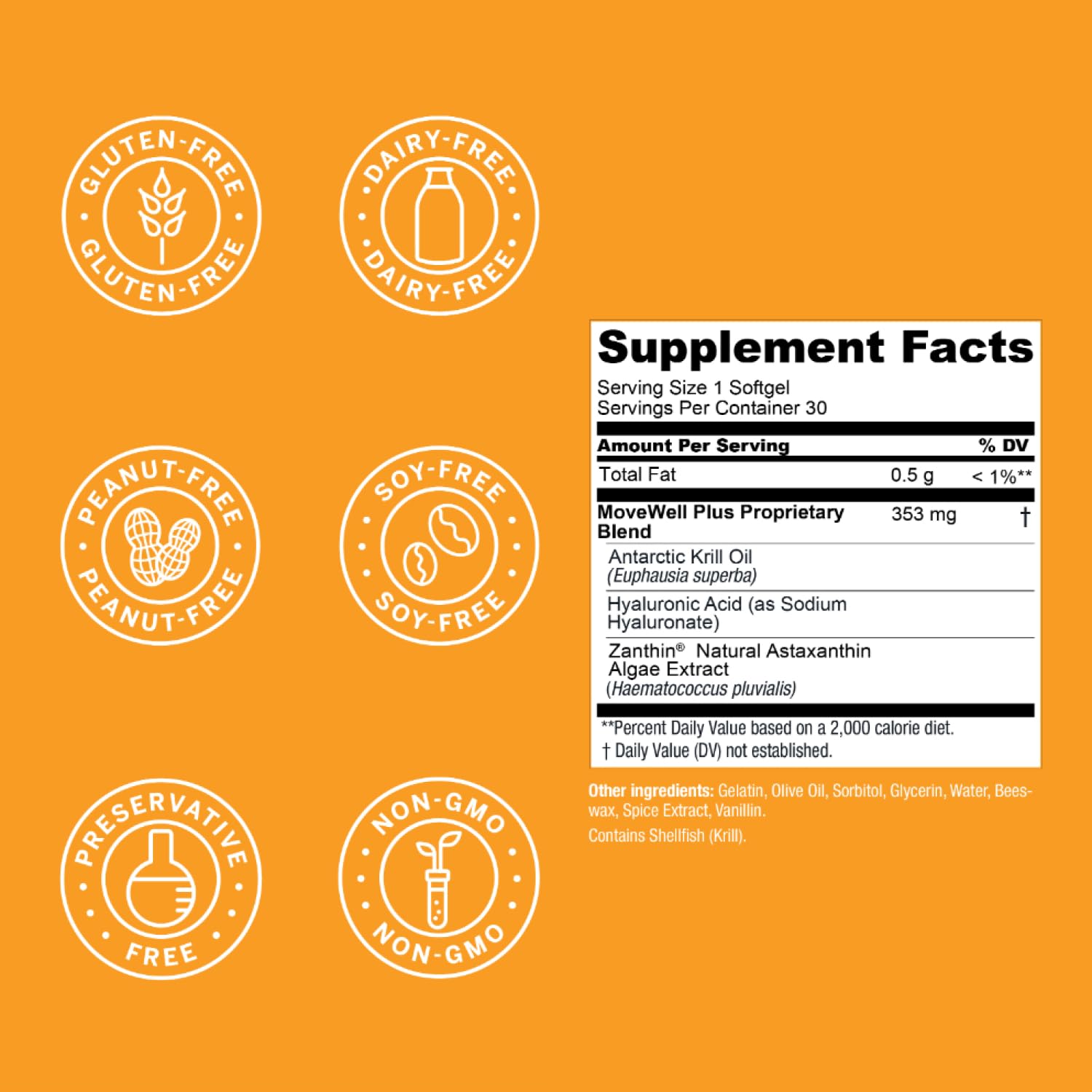 MoveWell Plus: astaxantina natural para antioxidantes diarios
