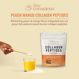 Piel radiante y cabello saludable con Live Conscious Colágeno tipo I y III.